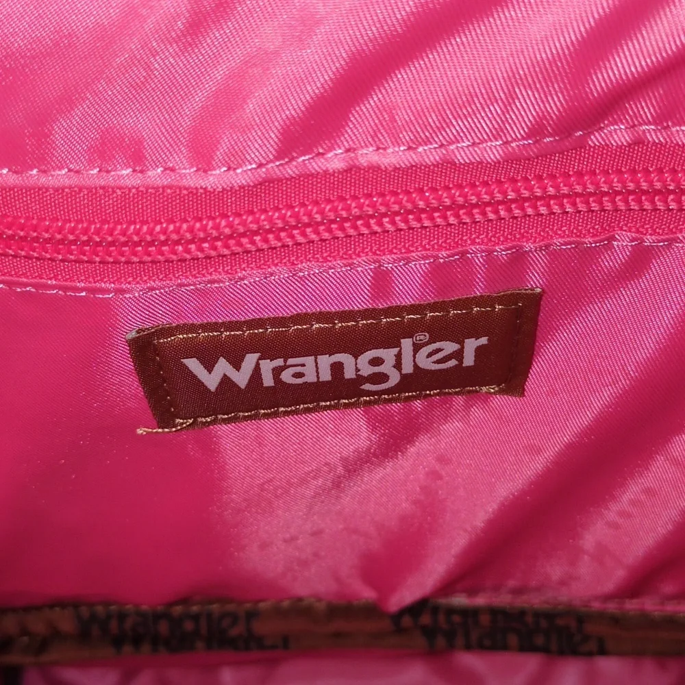 Wrangler Aztec Southwestern Print Zip Up Diaper Bag Backpack Travel Bag